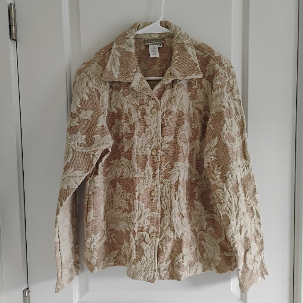 Coldwater Creek Vintage Women's Tan Jacket Size M